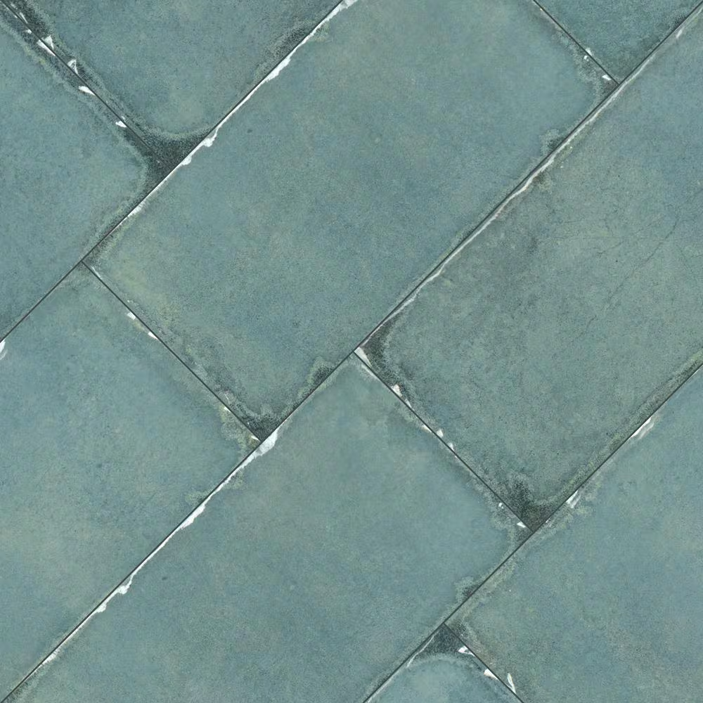 Jovani Cyan Glossy 6x12 Subway Glossy Porcelain Stone Look Floor and Wall Tile, NHDJOVCYA6X12, 9.6mm, 22pcs, 49.20 lbs, 11sf, Retail: $3.29/sf, FINAL PRICE: $0.99, $10.89/bx + Tax