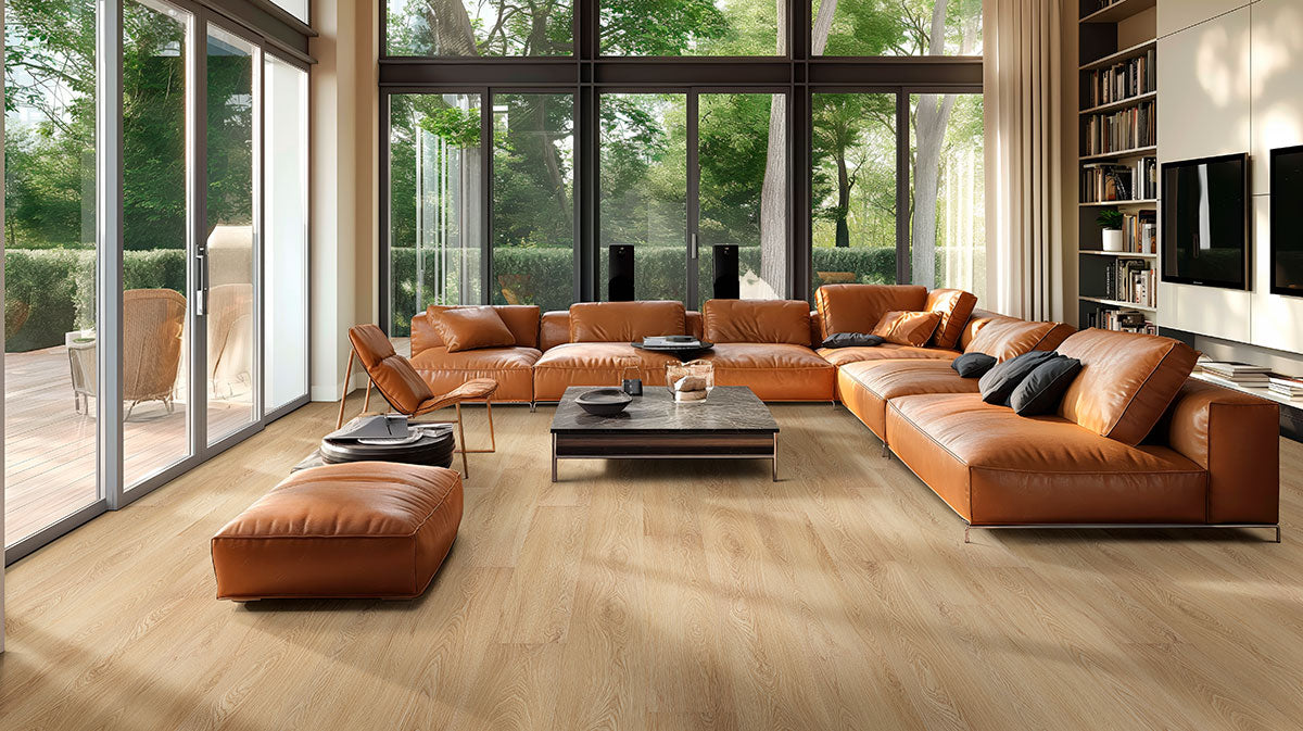 Kallum Larkin 9x48 Luxury Vinyl Planks, VTGLARKIN9X48-5MM-20MIL, 5mm, 20mil, 23.95sf, 8pcs, 40.8 lbs, Final Price: $1.69/sqft, $40.48/box + Tax