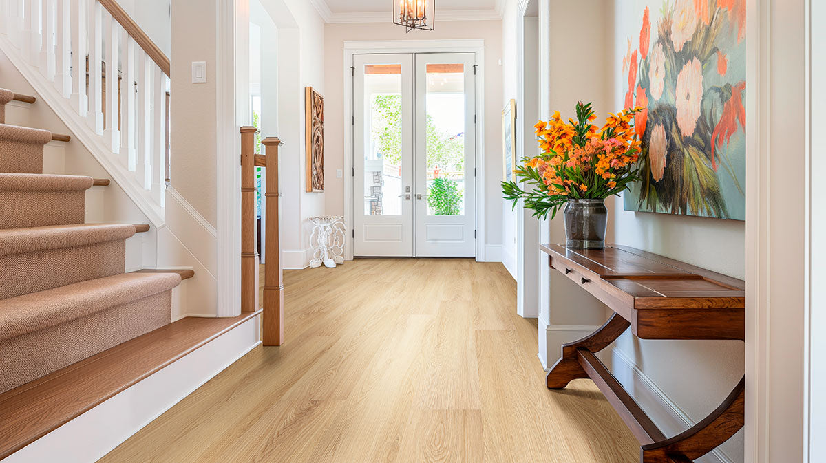 Kallum Larkin 9x48 Luxury Vinyl Planks, VTGLARKIN9X48-5MM-20MIL, 5mm, 20mil, 23.95sf, 8pcs, 40.8 lbs, Final Price: $1.69/sqft, $40.48/box + Tax