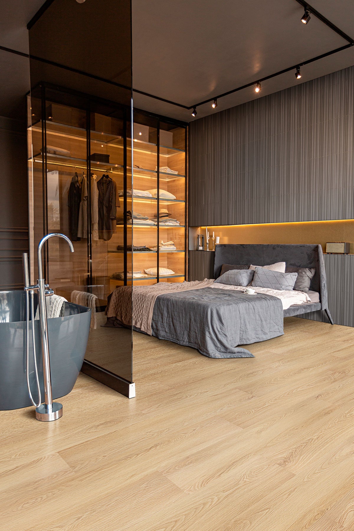 Kallum Larkin 9x48 Luxury Vinyl Planks, VTGLARKIN9X48-5MM-20MIL, 5mm, 20mil, 23.95sf, 8pcs, 40.8 lbs, Final Price: $1.69/sqft, $40.48/box + Tax