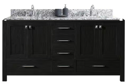 Virtu Vanity 60" Zebra Grey KD-60060-AWGSQ-ZG