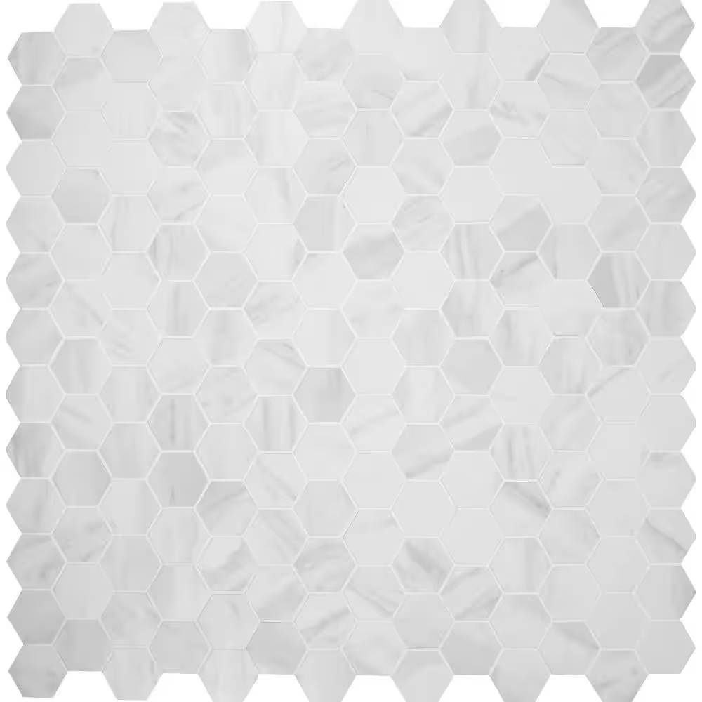 **PER PCS** Kolasus White Hexagon Matte 2x2 Hex Mosaic 12x12 Mosaic, NHDKOLWHI2X2HEX, 9.9mm, 8pcs, 34.4 lbs, 8sf, Retail: $12.97/pc, FINAL PRICE: $5.99/pc + Tax