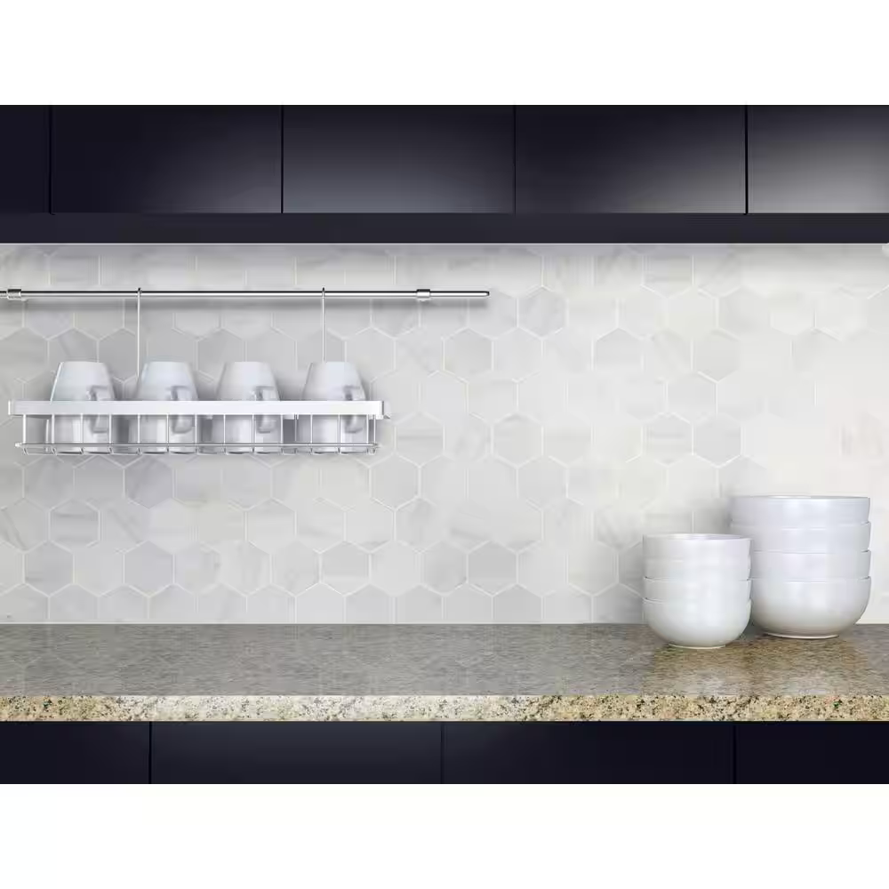**PER PCS** Kolasus White Hexagon Matte 2x2 Hex Mosaic 12x12 Mosaic, NHDKOLWHI2X2HEX, 9.9mm, 8pcs, 34.4 lbs, 8sf, Retail: $12.97/pc, FINAL PRICE: $5.99/pc + Tax