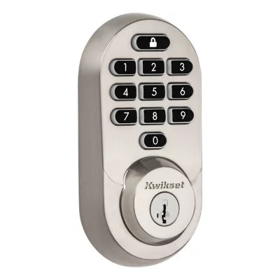 Kwikset Halo Keypad WIFI Smart Door Lock Remote Control With Smart Key Re-Key Security Satin Nickel, 99380-001 (Rug-2)