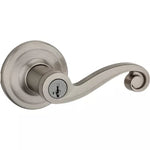 Kwikset Lido Keyed Entry Lever SmartKey in Satin Nickel, 97402-884-740LL 15 SMT 6AL RCS K4 Retail:$ 47.98 SPECIAL!, Loc: Rug-2 & Warehouse