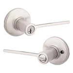 Kwikset Ladera Keyed Entry Lever in Satin Chrome, 94050-727, MSRP: $43.15, FINAL: $27.99