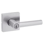 Kwikset Milan Keyed Entry Lever featuring SmartKey Security™ in Satin Chrome 97403-054, MSRP: $95.09, FINAL: $29.99,
