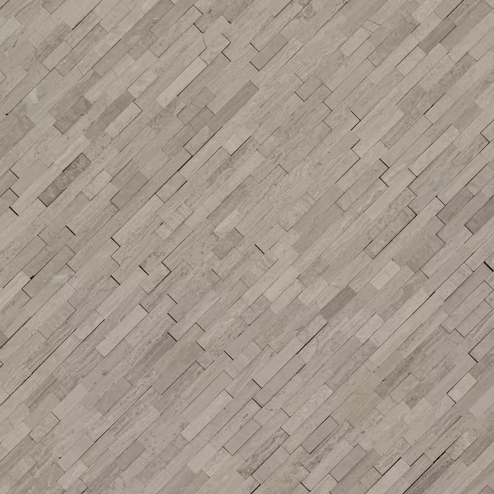 La Crema Stax Interlocking Peel and Stick 11x12 Textured Marble Floor and Wall Mosaic, P-SMOT-PNS-LACRESTA-6MM, 15sf, 15 pcs, 38 lbs, FINAL PRICE: $4.99/pc, $74.85/box + Tax