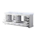 Jubilee 84-Inch Double Sink Vanity in White with Artificial Marble Countertop, JUBILEE5084-WH, FINAL PRICE: $1599.99 + TAX