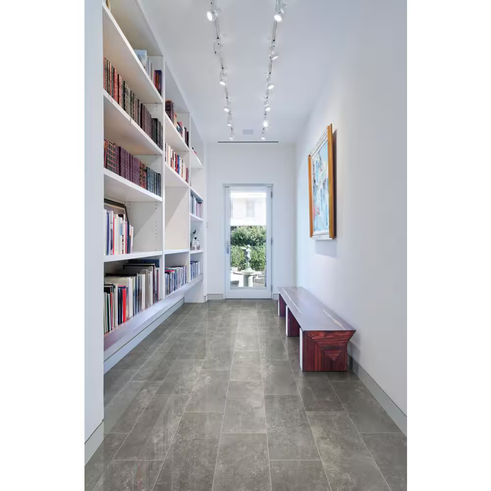 ** PER BOX ** London Fog 12x24 Polished Porcelain Concrete Look Floor and Wall Tile Tile, NHDLONFOG1224P, 9.4mm, 8pcs, 59.5 lbs, 16sf, Retail: $1.99/sf, FINAL PRICE: $0.99/sf, $15.84 + Tax