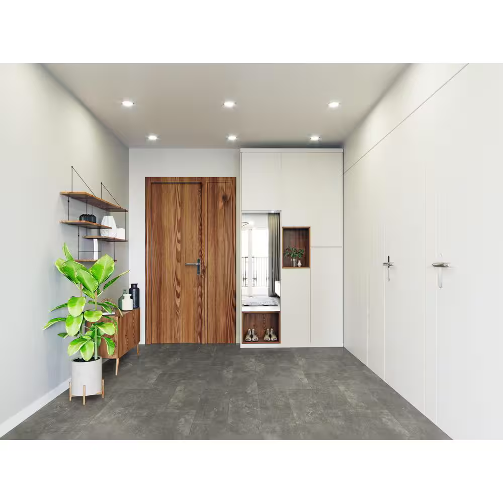 ** PER BOX ** London Fog 12x24 Polished Porcelain Concrete Look Floor and Wall Tile Tile, NHDLONFOG1224P, 9.4mm, 8pcs, 59.5 lbs, 16sf, Retail: $1.99/sf, FINAL PRICE: $0.99/sf, $15.84 + Tax