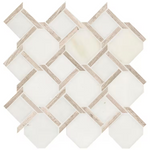 Marbella Lynx 12x12 Polished Marble Mesh-Mounted Mosaic Floor and Wall Tile, SMOT-MARBLYNX-POL10MM, 10sf, 10 pcs, 45 lbs, FINAL PRICE: $7.99/pc, $79.90/box + Tax