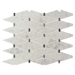 Marbella Diamond 12x12 Mosaic,  Retail: $14.98/pc, 10sf/bx, 10pcs/bx, 50lbs/bx  FINAL PRICE: $7.99/sf, $79.90/ Box + TAX