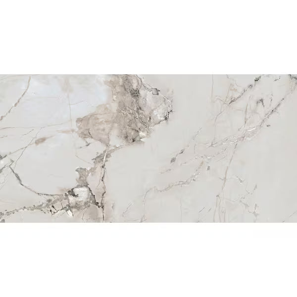 **PER BOX** Renner Marble Ash 24x48 Polished Tile, RCT2448PLHD, 10mm, 15.5sf, 2pcs, 73lbs, FINAL PRICE: $1.99/sf, $30.85/bx + tax