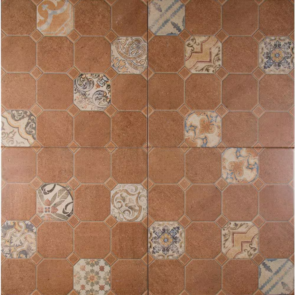 Mattonelle Roso 21x21 Matte Ceramic Floor and Wall Tile, NHDMATROS21X21, 6.35mm, 8pcs, 70 lbs, 24.48sf, Retail: $3.99/sf, FINAL PRICE: $1.99/sf, $48.72 + Tax