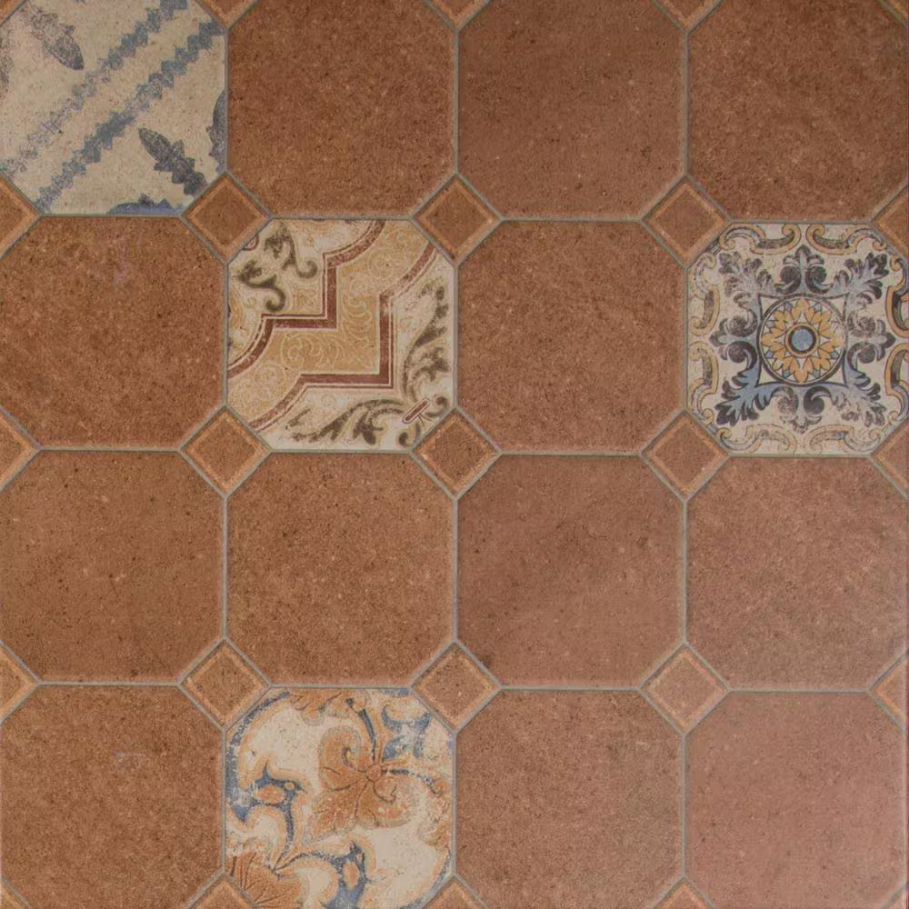 Mattonelle Roso 21x21 Matte Ceramic Floor and Wall Tile, NHDMATROS21X21, 6.35mm, 8pcs, 70 lbs, 24.48sf, Retail: $3.99/sf, FINAL PRICE: $1.99/sf, $48.72 + Tax