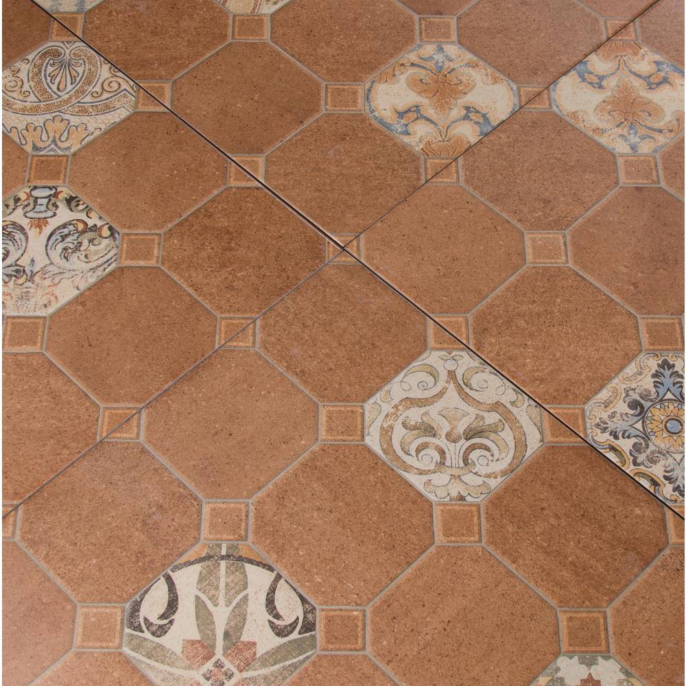 Mattonelle Roso 21x21 Matte Ceramic Floor and Wall Tile, NHDMATROS21X21, 6.35mm, 8pcs, 70 lbs, 24.48sf, Retail: $3.99/sf, FINAL PRICE: $1.99/sf, $48.72 + Tax