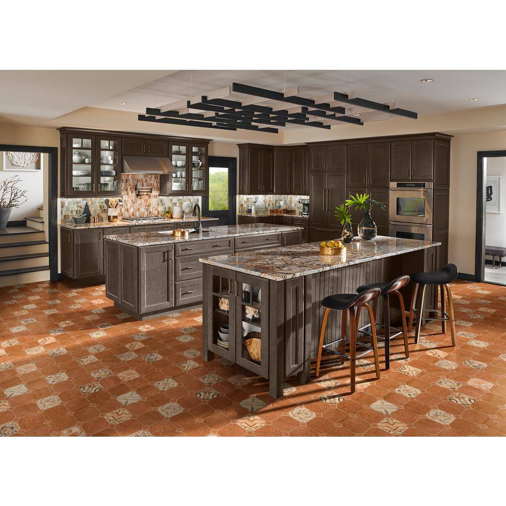 Mattonelle Roso 21x21 Matte Ceramic Floor and Wall Tile, NHDMATROS21X21, 6.35mm, 8pcs, 70 lbs, 24.48sf, Retail: $3.99/sf, FINAL PRICE: $1.99/sf, $48.72 + Tax
