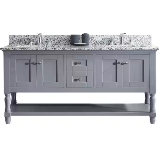Virtu Vanity 60" Cashmere Grey, MD-3160-AWGSQ-CG