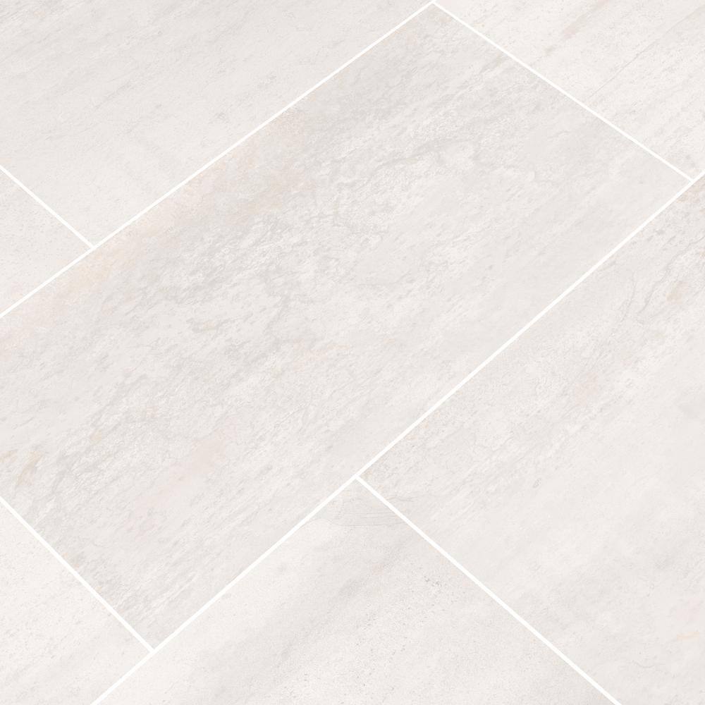 Metallic White 12x24 Matte Ceramic Floor and Wall Tile, NHDMETWHI1224, 21.85sf, 11 pcs, 9mm, 65 lbs, FINAL PRICE: $0.79/sf, $17.26/box + Tax