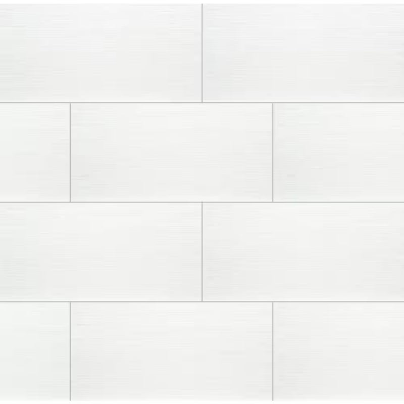 Metro Blanco 12x24 Matte Porcelain Floor and Wall Tile, NHDMETBLC1224-N, 16sf, 8 pcs, 9mm, 8 lbs, FINAL PRICE: $0.99/sf, $15.84/box + Tax