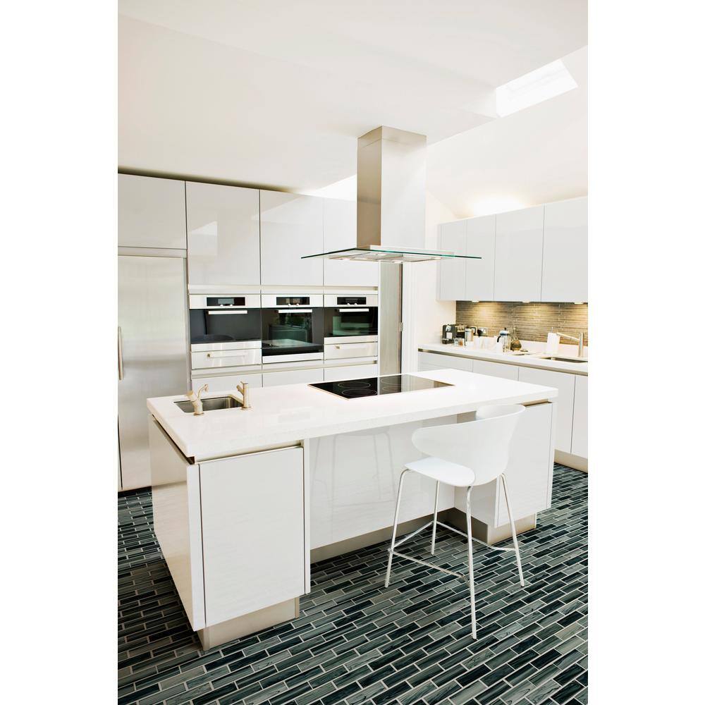 Midnight Blue Ombre 11x11  Matte Glass Mesh-Mounted Mosaic, SMOT-GLS-MIBLOM6MM, 12.15sf, 15 pcs, 29 lbs, FINAL PRICE: $7.99/pc, $119.85/box + Tax