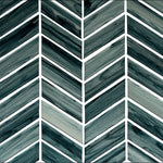 **PER PC** Midnight Blue Chevron 11x11  Mosaic, Retail: $14.98/pc, 12.15 sf/bx, 15 pcs/bx, 29 lbs/bx,  FINAL PRICE: $7.99/pc, $119.85/ Box + TAX