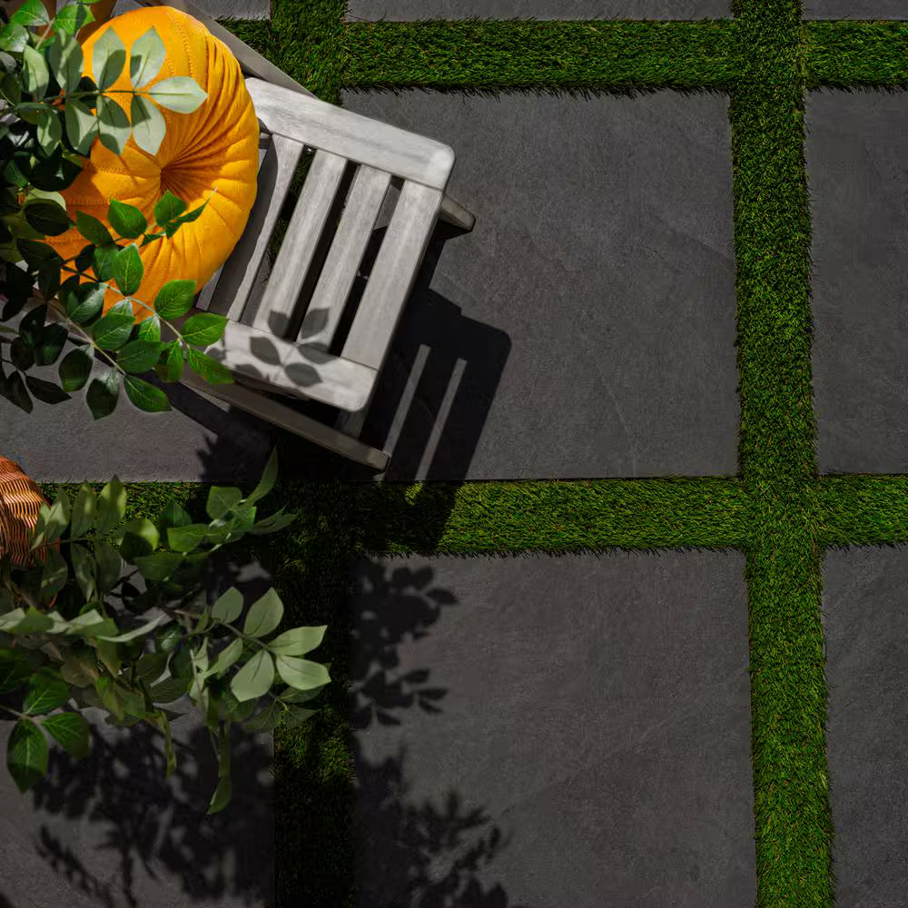 Legions Midnight Montage Arterra (Pavers) 24x24 Matte Porcelain Paver Floor and Wall Tile, LPAVNMIDMON2424, 19.8cm, 2pcs, 37 lbs, 8sf, Retail: $12.27/sf, $98.13/box/sf, FINAL PRICE: $2.49/sf, $19.92 + Tax