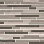 Modello Grigio Interlocking 12x12 Textured Glass; Stone Look Wall Tile, SMOT-SGLSIL-MODGRI6MM, 15sf, 15 pcs, mm, 45 lbs, FINAL PRICE: $1.99/sf, $29.85/box + Tax