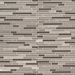 Modello Grigio Interlocking 12x12 Textured Glass; Stone Look Wall Tile, SMOT-SGLSIL-MODGRI6MM, 15sf, 15 pcs, mm, 45 lbs, FINAL PRICE: $1.99/sf, $29.85/box + Tax
