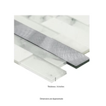 Denali Frost 12x12 Textured Glass Interlocking Peel and Stick Mosaic, SMOT-PNS-DENFRO-4MM, 20sf, 20 pcs, 36 lbs, FINAL PRICE: $3.99/pc, $79.80/box + Tax