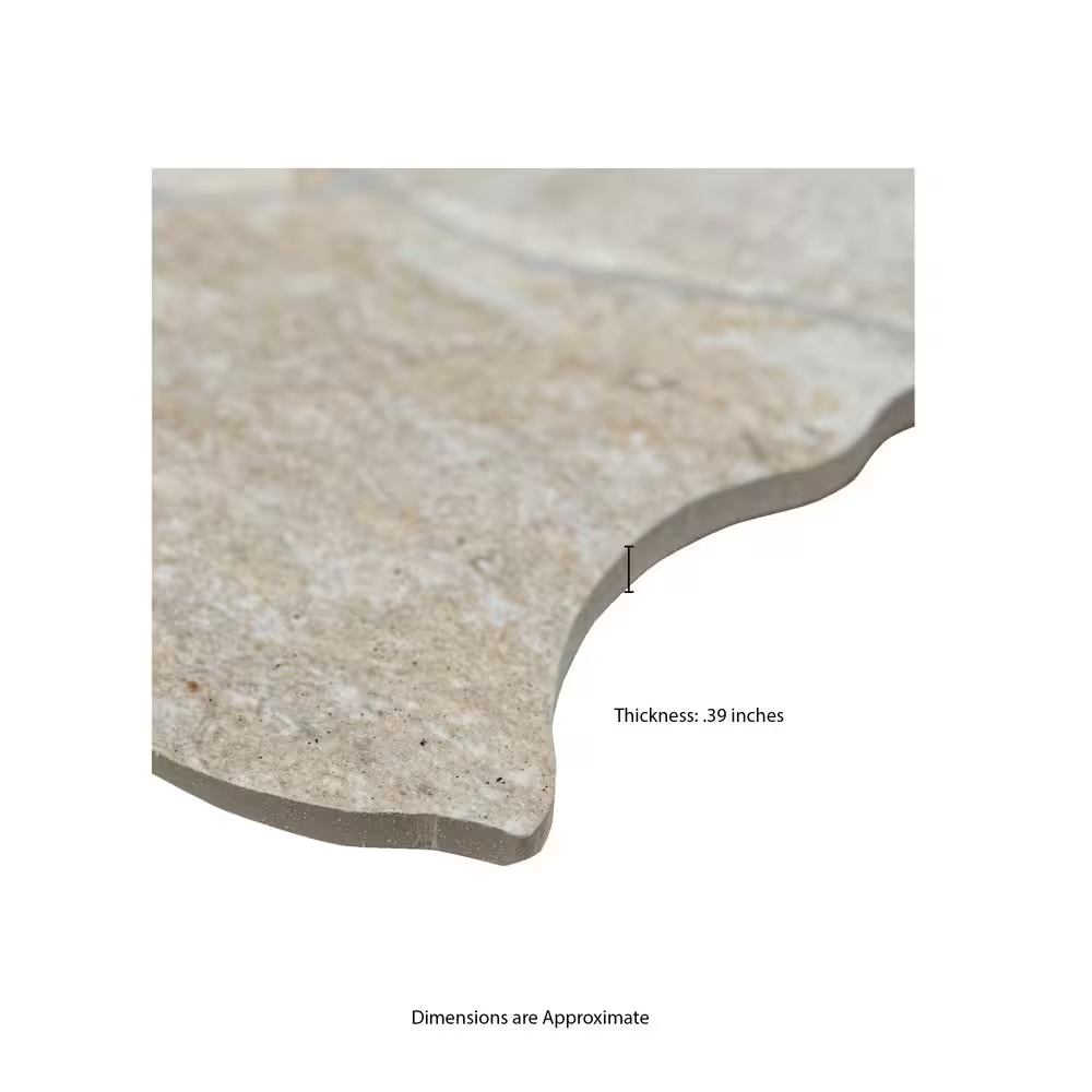 Neptune Amber 17x26 Matte Porcelain Flagstone Look Tile, NHDNEPAMB17X26, 9.9mm, 7pcs, 52.9 lbs, 12.6sf, Retail: $3.55/sf, FINAL PRICE: $2.49/sf, $31.37 + Tax