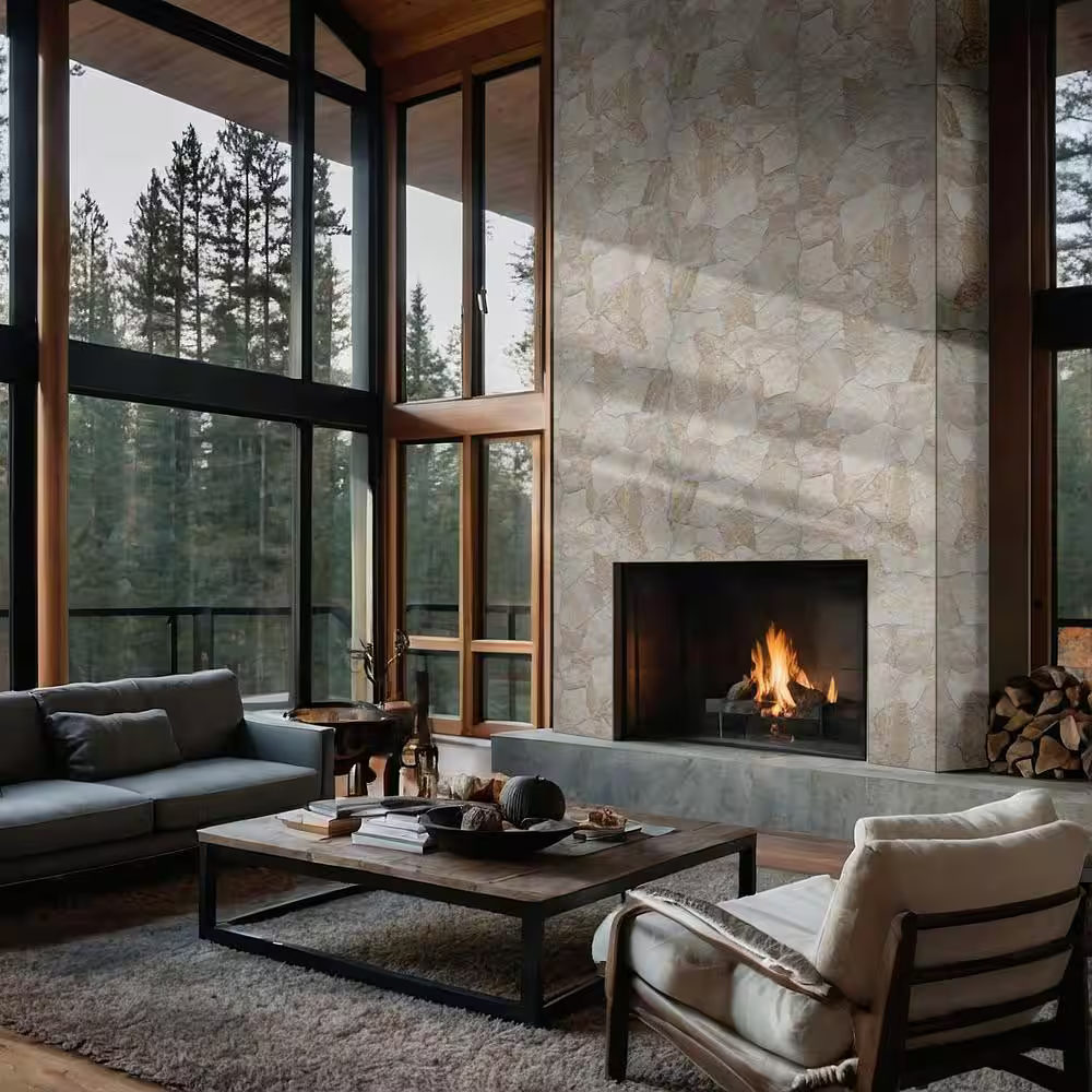 Neptune Amber 17x26 Matte Porcelain Flagstone Look Tile, NHDNEPAMB17X26, 9.9mm, 7pcs, 52.9 lbs, 12.6sf, Retail: $3.55/sf, FINAL PRICE: $2.49/sf, $31.37 + Tax