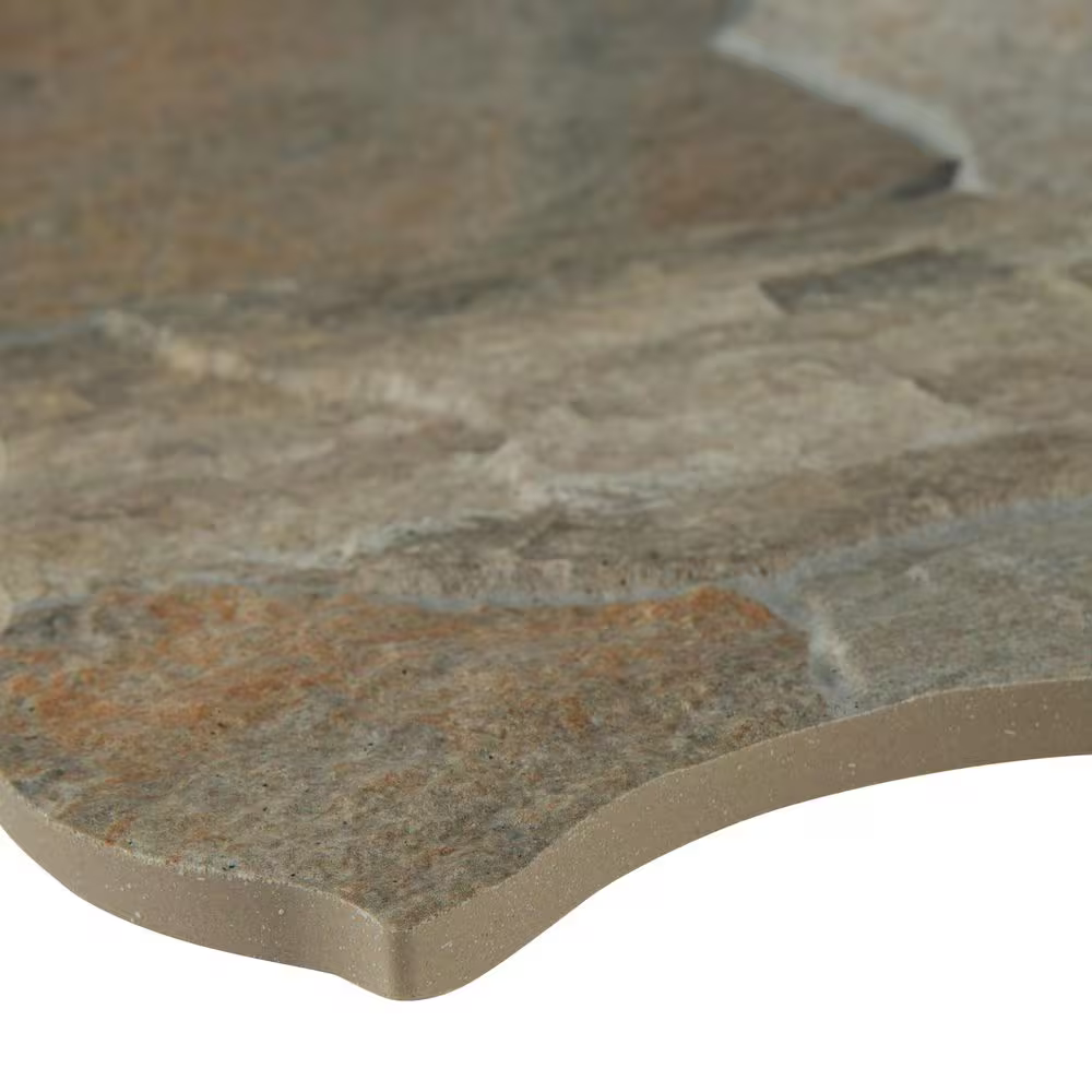 Neptune Gold 17x26 Matte Porcelain Flagstone Look Floor and Wall Tile, NHDNEPGOL17X26, 9.9mm, 4pcs, 52.9 lbs, 12.6sf, Retail: $3.51/sf, FINAL PRICE: $2.49/sf, $31.37 + Tax