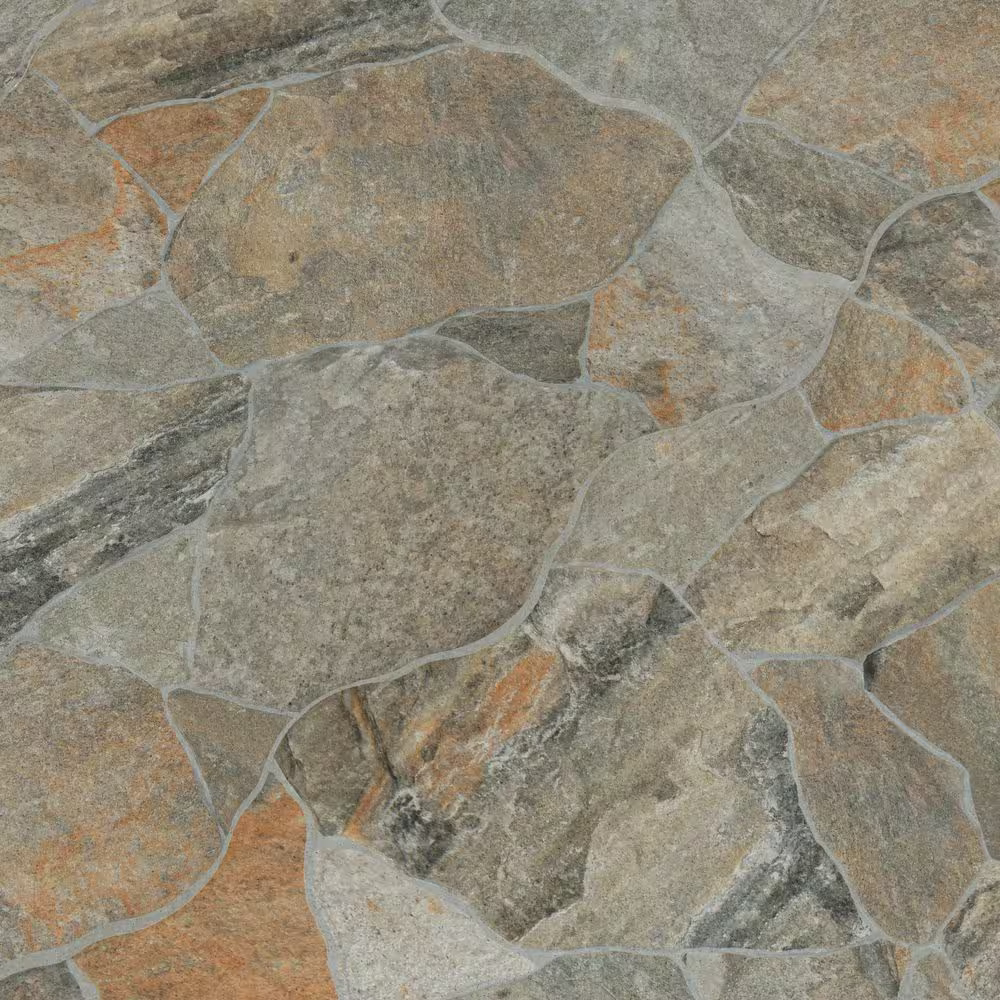 Neptune Gold 17x26 Matte Porcelain Flagstone Look Floor and Wall Tile, NHDNEPGOL17X26, 9.9mm, 4pcs, 52.9 lbs, 12.6sf, Retail: $3.51/sf, FINAL PRICE: $2.49/sf, $31.37 + Tax