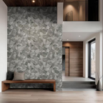 Neptune Gray 17x26 Matte Porcelain Flagstone Look Floor and Wall Tile, 12.60sf, 4 pcs, 9.9mm, 60 lbs, FINAL PRICE: $1.59/sf, $19.46/box + Tax