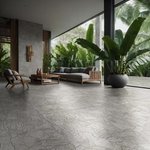 Neptune White 17x26 Matte Porcelain Flagstone Look Floor and Wall Tile, NHDNEPWHI17X26, 12.24sf, 4 pcs, 9.9mm, 60 lbs, FINAL PRICE: $1.59/sf, $19.46/box + Tax