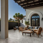 Neptune White 17x26 Matte Porcelain Flagstone Look Floor and Wall Tile, NHDNEPWHI17X26, 12.24sf, 4 pcs, 9.9mm, 60 lbs, FINAL PRICE: $1.59/sf, $19.46/box + Tax