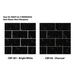 Nero Marquina 3x6 Glass Subway Wall Tile, SMOT-GL-T-NERMAR36, 5sf, 40 pcs, 8mm, 22 lbs, FINAL PRICE: $3.99/sf, $19.95/box + Tax