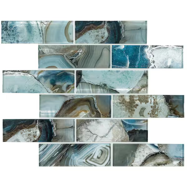 Night Sky Subway 12x12 Mosaic, 9.7sf, 10pcs, 35lbs, FINAL PRICE: $9.99/sf, $99.90/bx + Tax