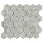 Nyon Gray Hexagon 12x12 Mosaic, NHDNYOGRA2X2HEX, 8sf, 8 pcs, 65 lbs, FINAL PRICE: $0.99/pc, $7.92/box