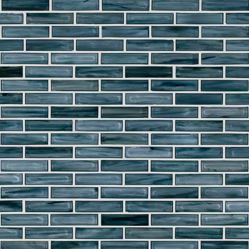 **PER PCS** Oasis Blast 12x11 Glass Mesh-Mounted Mosaic, GLSBRK-OABLA6MM, 6mm, 15pcs, 45 lbs, 15sf, Retail: $14.99/pc, FINAL PRICE: $6.99/pc + Tax
