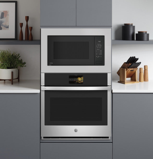 GE Profile 2.2-cu ft 1100 -Watt 24.1-in Smart Compatible Built-In Microwave with Sensor Cooking Controls (Gray), PCWK22U1WDD  *HD2507, Retail: $539.00, FINAL PRICE: $299.99 + TAX