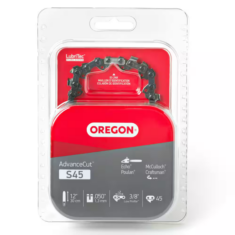 Oregon AdvanceCut S45 12 in. Chainsaw Chain 45 Links