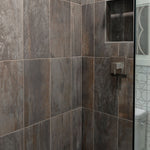** PALLET SALE: 14sf (1 bx) ** Oxide Iron 12x24 Matte Porcelain Tile, NOXIIRO1224, 10mm, 7pcs, 51 lbs, 14sf, Retail: $2.98/sf, FINAL PRICE: $1.49/sf, $20.86 + Tax