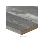 ** PALLET SALE: 22 sf ( 2 bxs)  ** Palisade Grey 6x24 Ledger Tile, NPALGRE6X24, 10mm, 11pcs, 45 lbs, 11sf, Retail: $4.27sf // $46.99/bx, FINAL PRICE: $2.50/sf, $27.50/bx + Tax