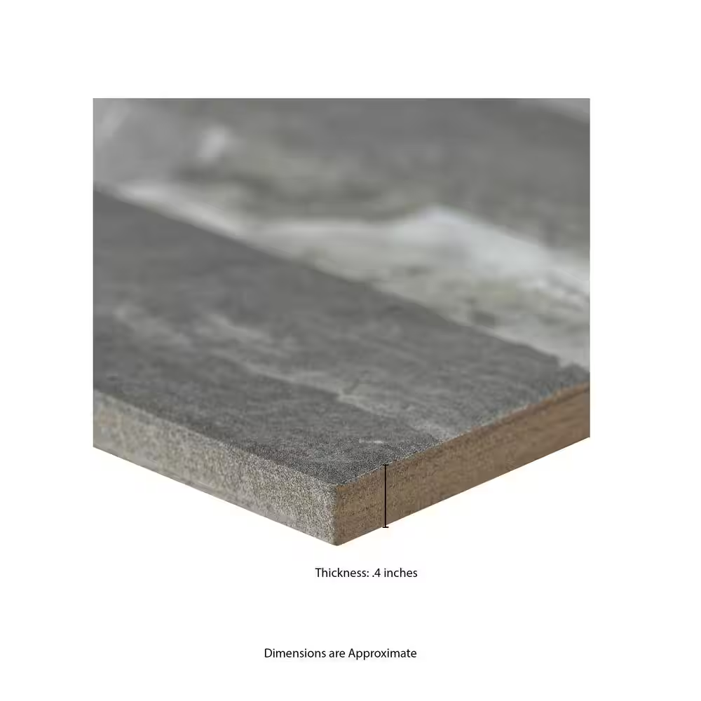 ** PALLET SALE: 22 sf ( 2 bxs)  ** Palisade Grey 6x24 Ledger Tile, NPALGRE6X24, 10mm, 11pcs, 45 lbs, 11sf, Retail: $4.27sf // $46.99/bx, FINAL PRICE: $2.50/sf, $27.50/bx + Tax