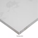 Praia Carrara 24x48 Polished Porcelain Stone Look Floor and Wall Tile, NPRACAR2448P, 8mm, 2pcs, 71 lbs, 16sf, Retail: $3.04/sf, $48.64/box/sf, FINAL PRICE: $1.99/sf, $31.84 + Tax