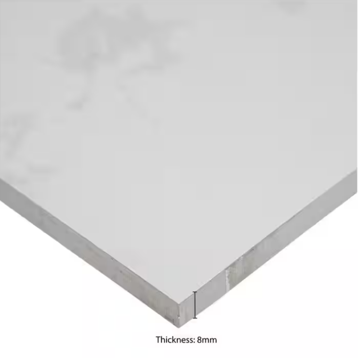 Praia Carrara 24x48 Polished Porcelain Stone Look Floor and Wall Tile, NPRACAR2448P, 8mm, 2pcs, 71 lbs, 16sf, Retail: $3.04/sf, $48.64/box/sf, FINAL PRICE: $1.99/sf, $31.84 + Tax
