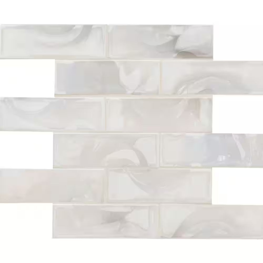 Pearla Subway 12x12  Mosaic, 14.25sf, 15 pcs, 45 lbs, FINAL PRICE: $9.99/pc, $149.85/box + Tax